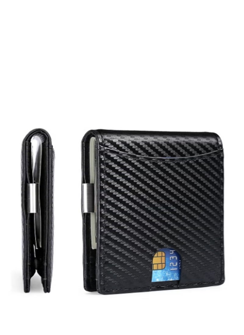 Skycare Slim Wallets for Men - Leather Money Clip Mens Wallet  - Image 1