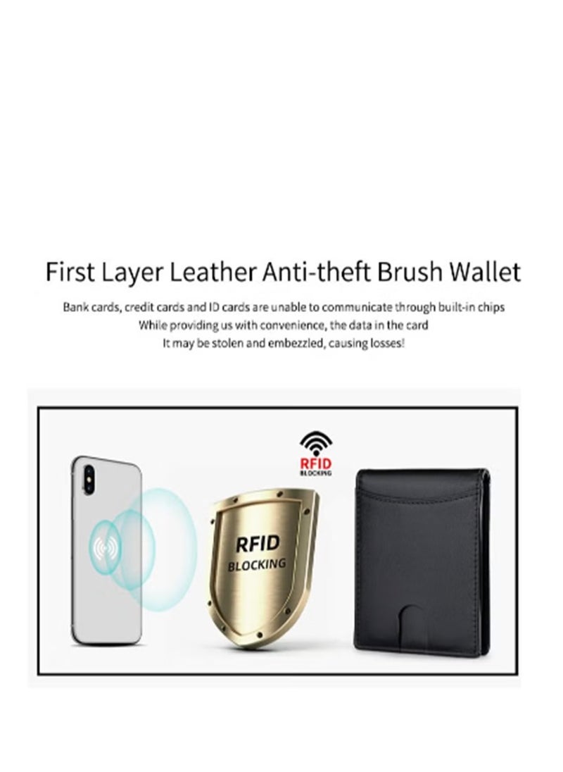 Skycare Slim Wallets for Men - Leather Money Clip Mens Wallet  - Image 5