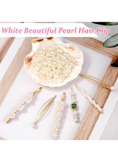 cridoz 30 Pcs Acrylic Resin Barrettes, Cridoz Barrettes and Pearl Hair Clips for Women, Banges Hair Accessories  - Image 5
