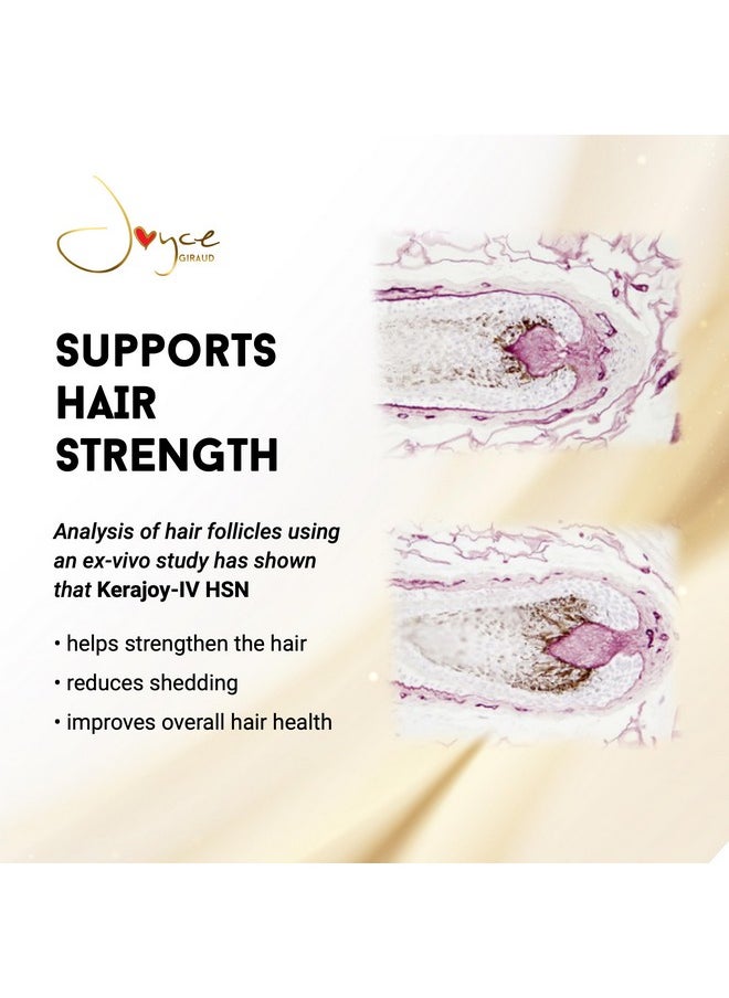Miracle Elixir Collection Joyce Giraud Ultimate Hair Strength Supplements with Cynatine, Suitable for Men & Women, 30-Day Supply, 60 Capsules  - Image 3