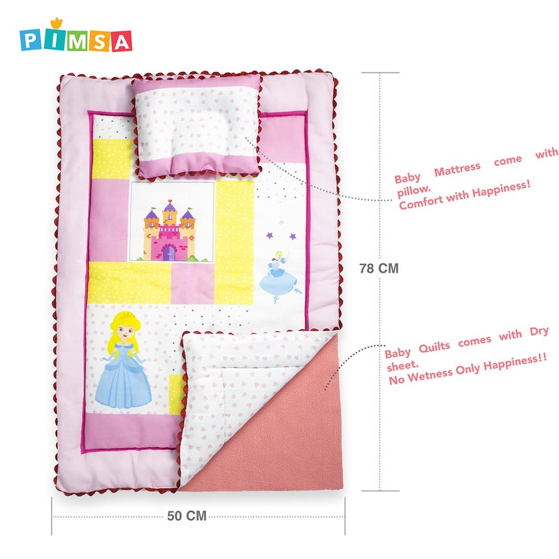 PIMSA Baby Quilt Godadi for Toddlers with Dry-Sheet Doll Print - Image 3