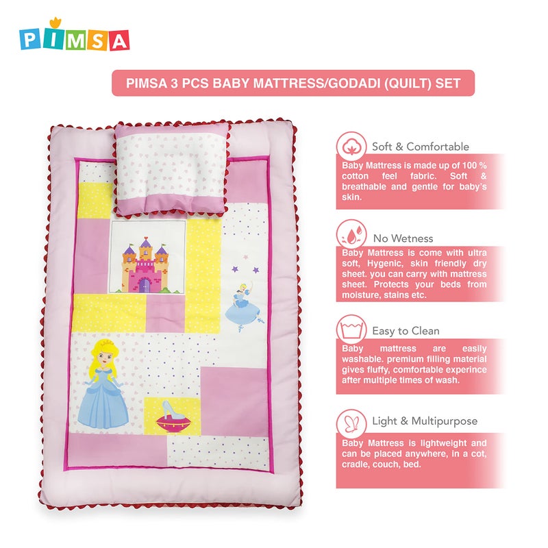 PIMSA Baby Quilt Godadi for Toddlers with Dry-Sheet Doll Print - Image 4