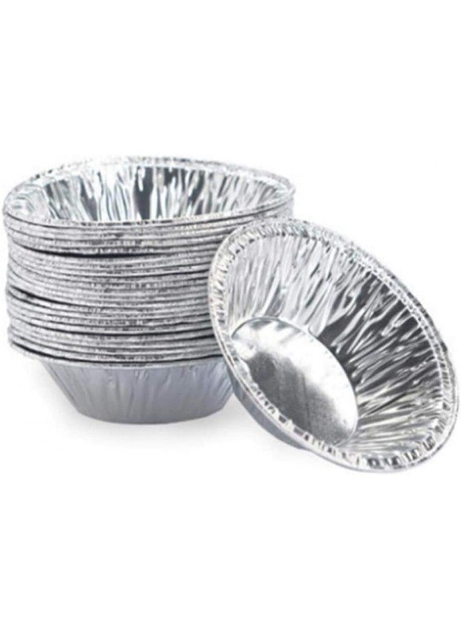 100pcs Disposable Round Egg Tart Mold Egg Tart Mould Tin Foil Cupcake Cake Cookie Wrapping Mold Mini Pudding Mould Baking Tool Kitchen Gadgets  - Image 5