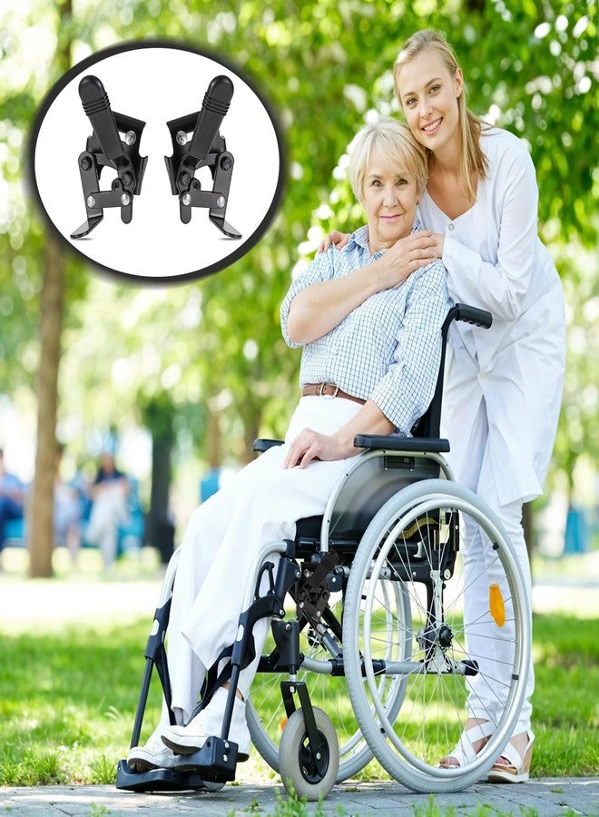 Hariendny Heavy Duty Wheelchair Brakes, Wheel Locks, Universal Brake Replacement Parts for 7/8" Tubing, Side Mount Bolt on Style (1 Pair) - Image 5
