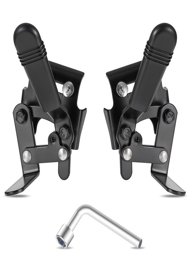 Hariendny Heavy Duty Wheelchair Brakes, Wheel Locks, Universal Brake Replacement Parts for 7/8" Tubing, Side Mount Bolt on Style (1 Pair) - Image 1