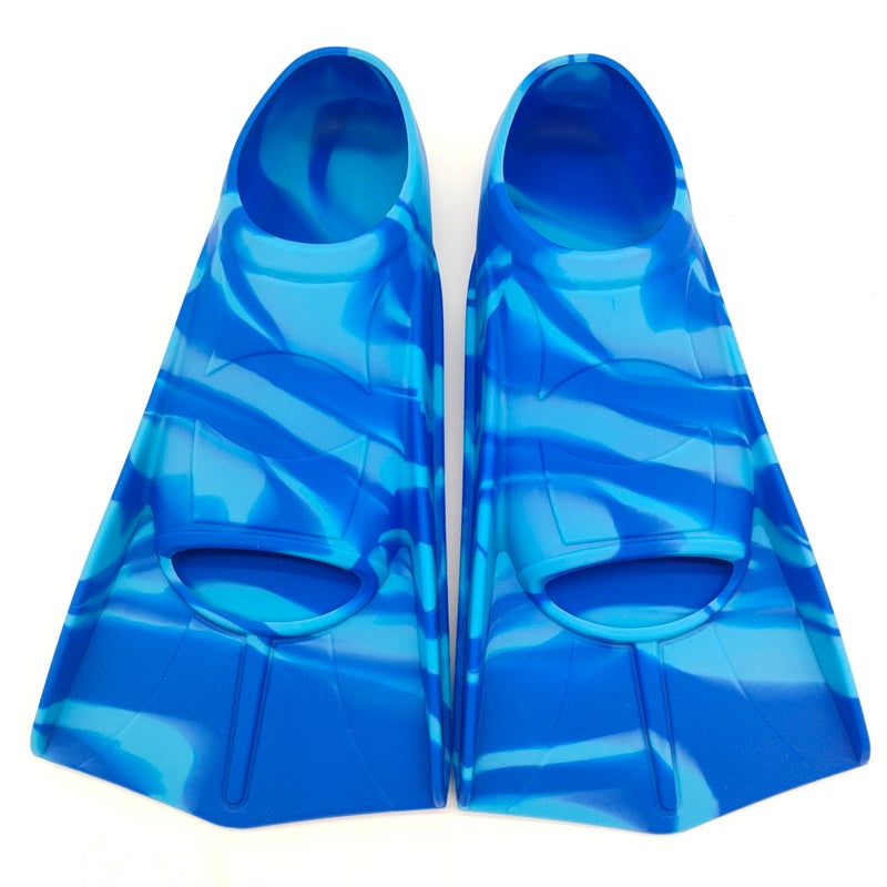 Gugmoy Swimming Training Fins,Kids Swim Fins,Comfortable Swimming Flippers Suitable for Children,Beginners,Girls,Boys,Adults (S, 2Z-BlueBlue) - Image 2