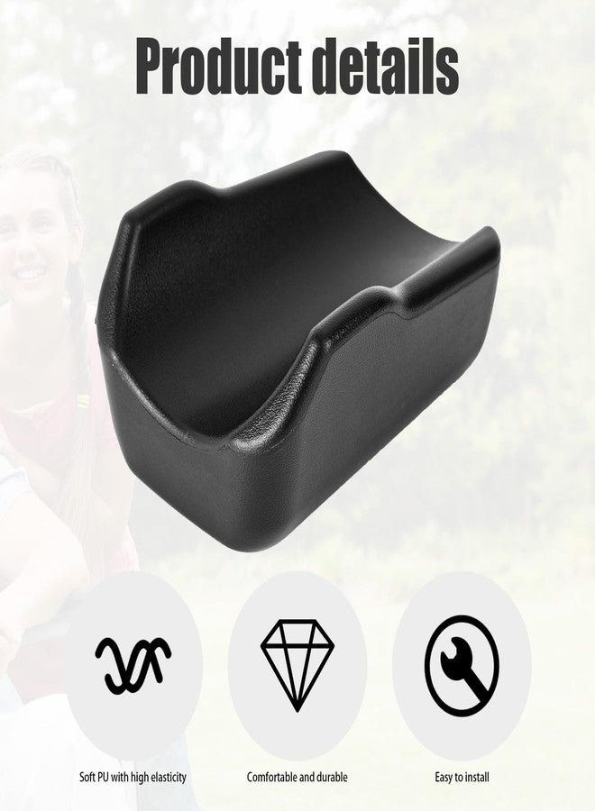 XIHIRCD Rollator Armrest Pad, Stand Up Rollator Armrest Padding, Padded Armrest for Walkers, Armrest for Upright Walkers, Rollator Accessories for Seniors (Black) - Image 4