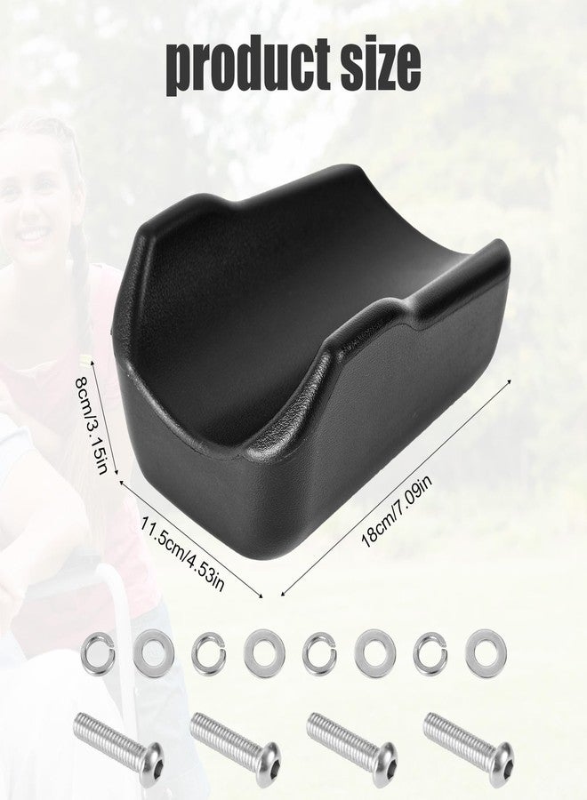 XIHIRCD Rollator Armrest Pad, Stand Up Rollator Armrest Padding, Padded Armrest for Walkers, Armrest for Upright Walkers, Rollator Accessories for Seniors (Black) - Image 2