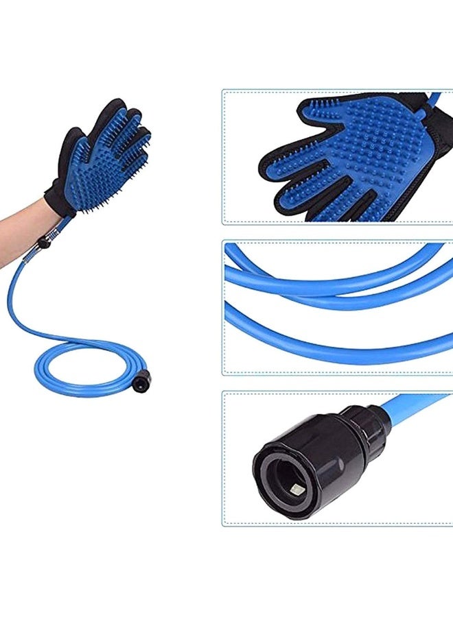 قفاز استحمام وتنظيف الحيوانات الأليفة مع رشاش ماء - للكلاب والقطط - Image 5