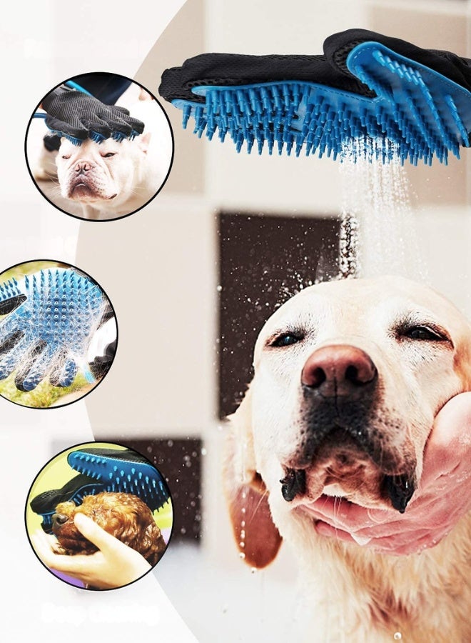 قفاز استحمام وتنظيف الحيوانات الأليفة مع رشاش ماء - للكلاب والقطط - Image 3