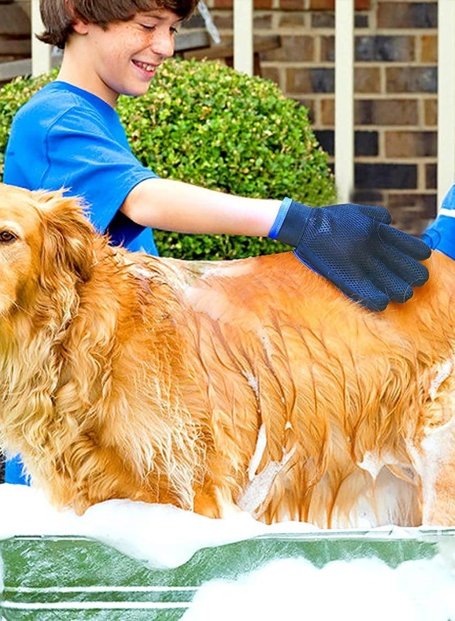 قفاز استحمام وتنظيف الحيوانات الأليفة مع رشاش ماء - للكلاب والقطط - Image 4