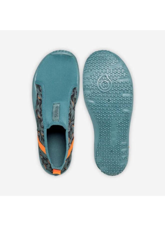 Subea Adult's elasticated water shoes - Aquashoes 120 Awake Leaf orange  - Image 4