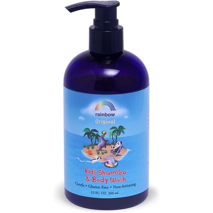Rainbow Research Organic Herbal Shampoo for Kids Original Scent, 12 Fluid Ounce - Image 1