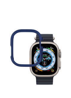 GULFLINK PC Half Case Protector frame Compatible with Apple Watch Series 8 ULTRA 49 mm Dark blue  - Image 4