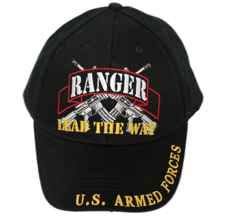 Eagle Emblems, Inc. United States Army Rangers Lead The Way Black Hat Cap USA - Image 2