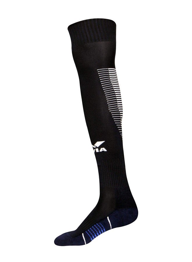 Nivia Nivia Polyester Soccer Socks / Stockings (Navy Blue, S) | For Men & Women | Knee Length Long Stockings | For Football Soccer & Other Sports  - Image 2