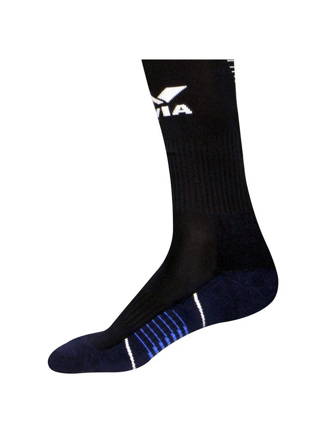 Nivia Nivia Polyester Soccer Socks / Stockings (Navy Blue, S) | For Men & Women | Knee Length Long Stockings | For Football Soccer & Other Sports  - Image 3