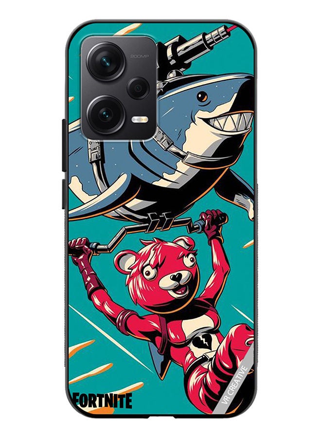 VR CREATIVE Protective Case Cover For Xiaomi Redmi Note 12 Discovery Fortnite Poster Design Multicolour - Image 1