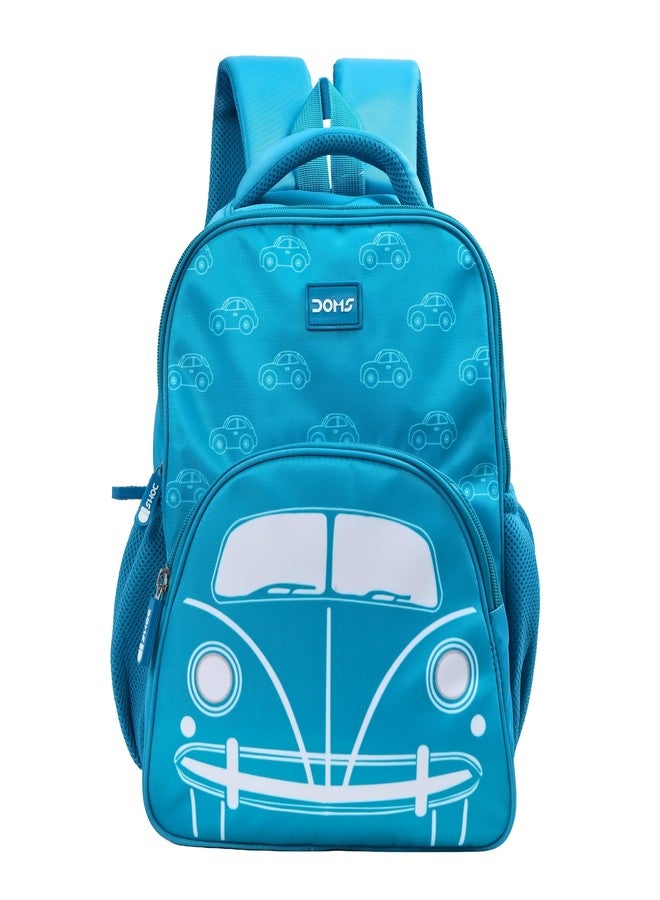 Doms Speedz School Backpack | 14 Liter | Car Theme | 2 Zipper Compartments | Official Merchandise - Image 2
