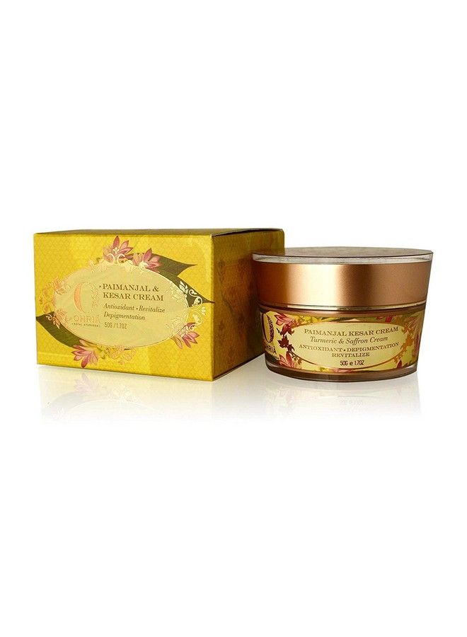 OHRIA Ayurveda Paimanjal & Kesar Cream ; Antioxidant Revitalise & Depigmentation 50Gm - Image 1