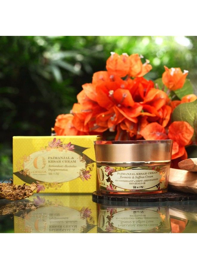OHRIA Ayurveda Paimanjal & Kesar Cream ; Antioxidant Revitalise & Depigmentation 50Gm - Image 4