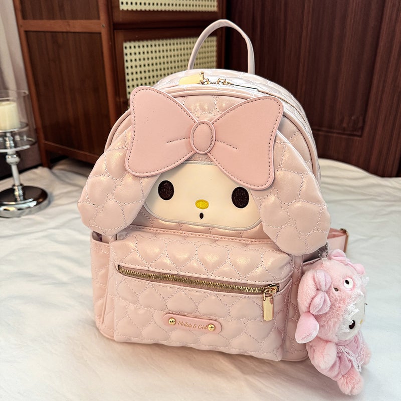 Cute My Melody Backpack for Women - Lightweight Cartoon Small Bag - Image 4