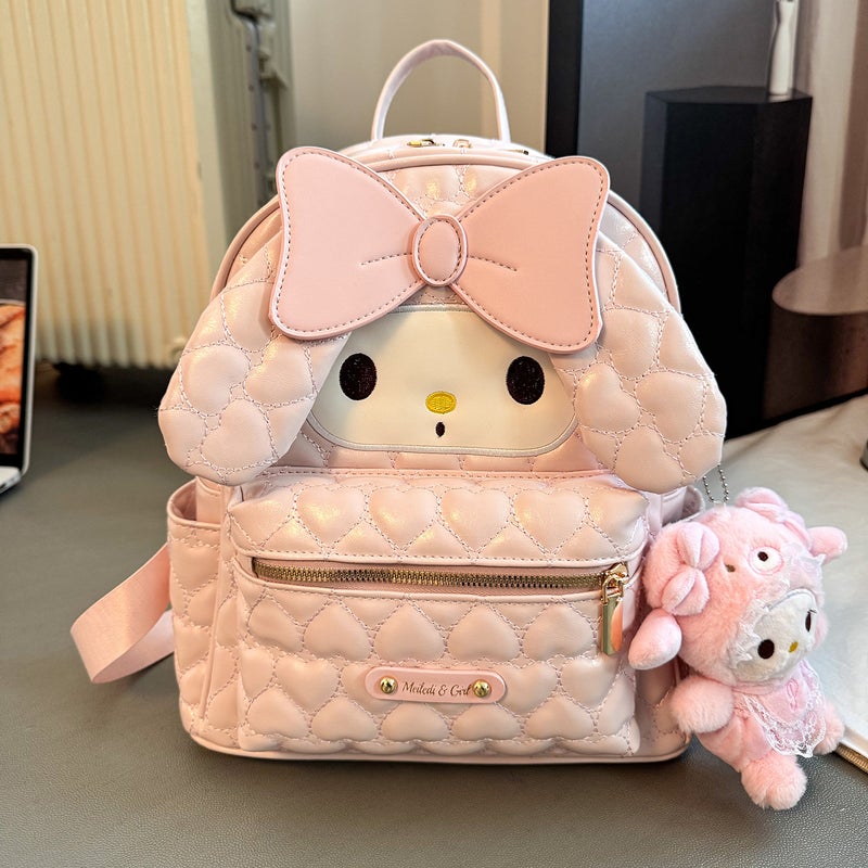 Cute My Melody Backpack for Women - Lightweight Cartoon Small Bag - Image 1