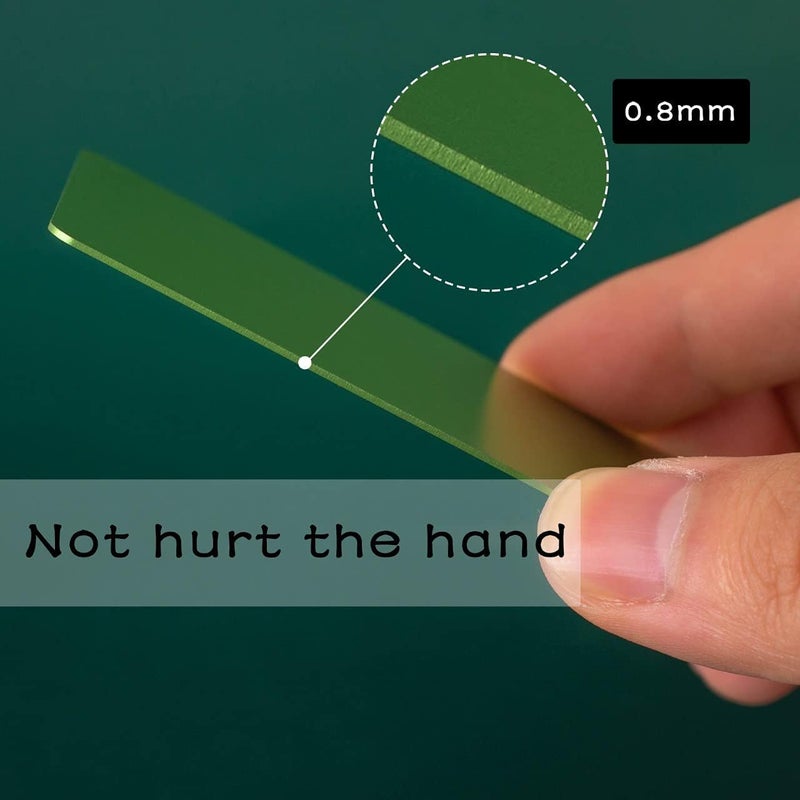 OESDLTD Thick Green Aluminum Metal Business Cards Anodized Aluminum 86 X 54 X 0.8mm 15 pcs Include Protector Sleeves(Frosted) - Image 3