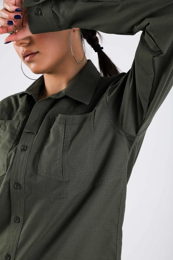 VAV Wear Outdoor Tactical Women's Cotton Shirt TACTEC04K