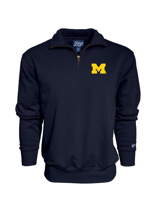 Blue 84 Men's Quarter Zip Sweatshirt Icon X-Large Blue - Image 1