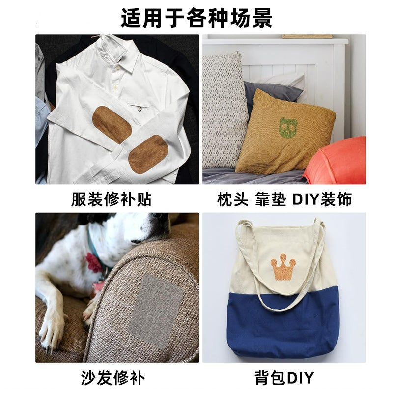 Self-Adhesive Linen Fabric Sofa Clothing Soft Bag Hard Bag Background Picture Repair Renovation 120*100Cm - Image 4
