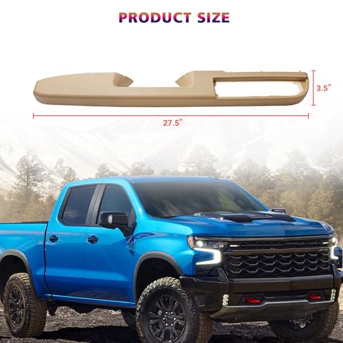 ZONFANT 80995 Front Left Driver Side Armrest Repair, With Door Release Handle Above Armrest Assembly Compatible With Chevy GMC Vehicle 2010-2014 Avalanche Silverado Suburban Tahoe Sierra Yukon XL 1500 2500 - Image 5