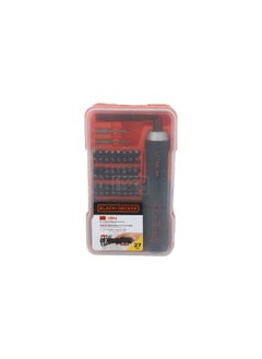 BLACK+DECKER 3.6V Cordless Screwdriver with 30 Accessories and USB Charger Black and Orange 6.35 mm BD40K27-B5  - Image 1