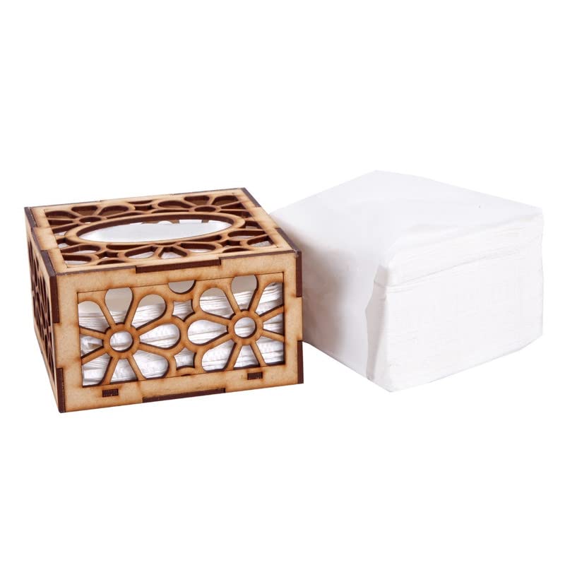 DLEIN Handcrafted Wooden Napkin Holder for Dining Table & Tissue Paper Holder by DLEIN (Tissue 111) - Image 2