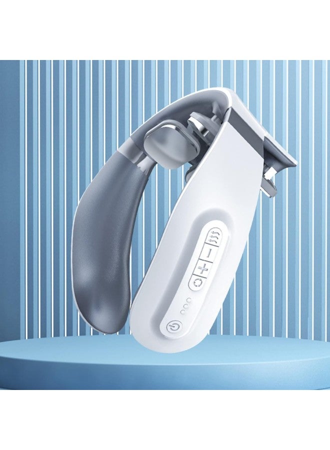 klarako Cervical Spine Massager, Cervical Charging Neck & Shoulder Physiotherapy Instrument Massager with 4 Head 9 Kinds of Massage Modes for Elders, Friend, Adult, More Effective with Oil  - Image 5