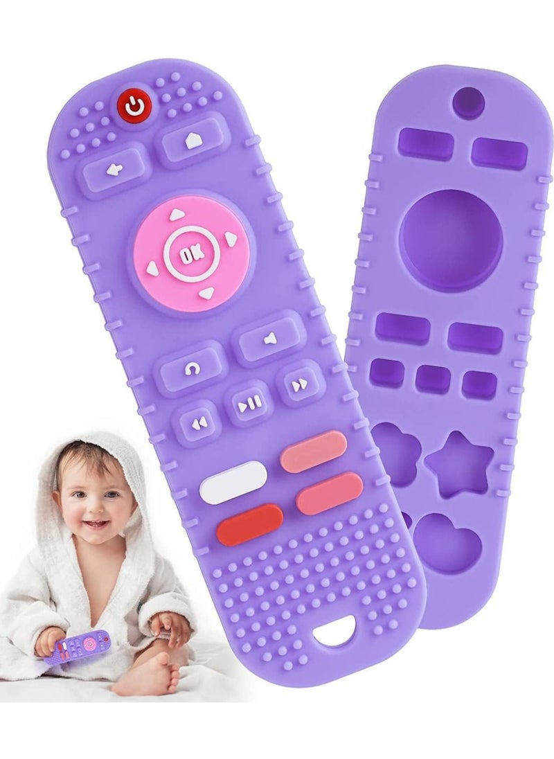 SINCHER - Silicone Baby Teething Toys, Remote Control Shape for Babies Chew Toys, Relief Soothe Babies Gums - Image 1