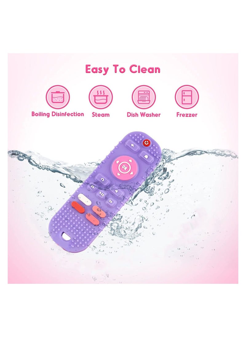 SINCHER - Silicone Baby Teething Toys, Remote Control Shape for Babies Chew Toys, Relief Soothe Babies Gums - Image 1