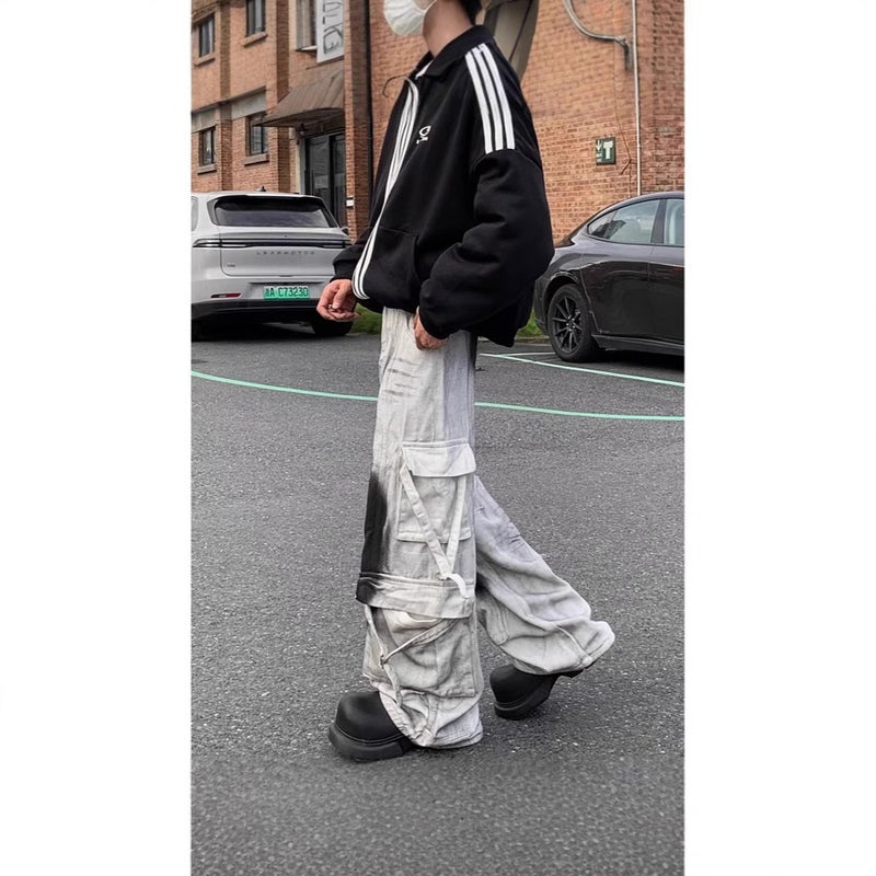 Unisex Classic Denim Jeans Loose Fit Daily Outdoor Wear - Image 5