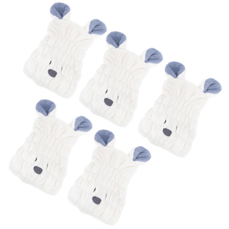 Microfiber Hair Wrap: Thickened Coral Fleece, Ultra Absorbent Quick Dry - Gentle Skin-Friendly, No Hair Dryer Needed for Home Gym Travel & Kids Of All Hair Types - Image 4