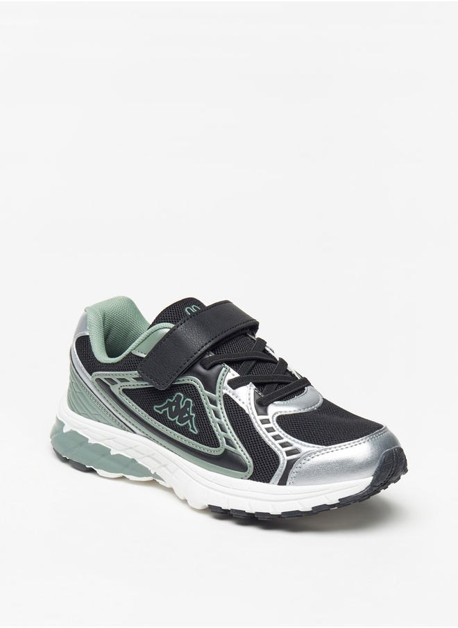 Kappa - Boys' Textured Sports Shoes with Hook and Loop Closure - Image 1