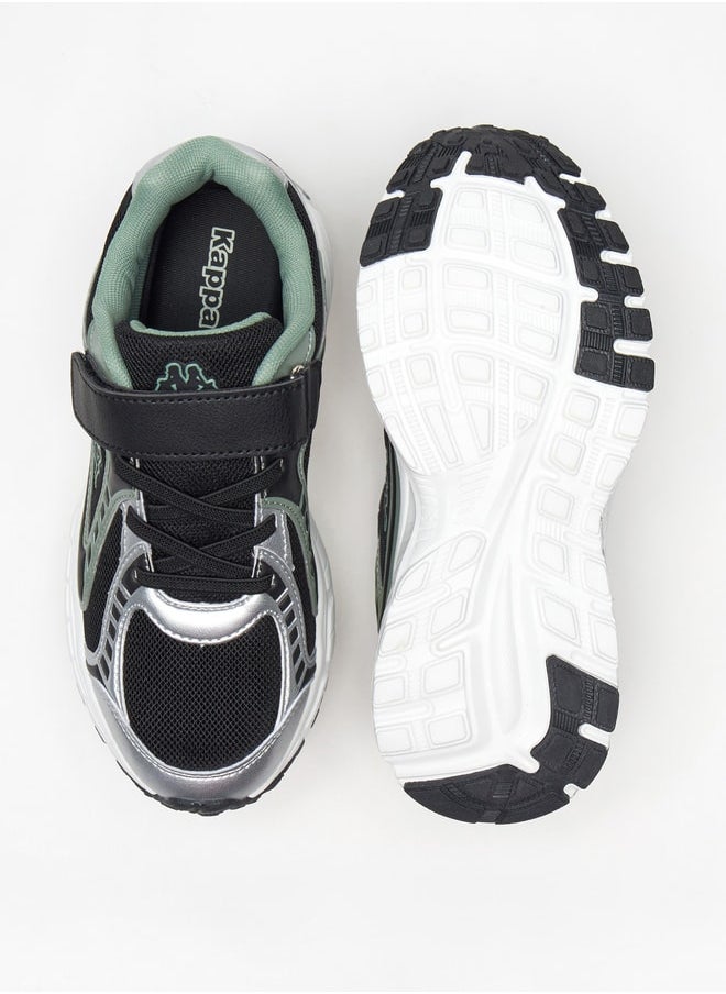 Kappa - Boys' Textured Sports Shoes with Hook and Loop Closure - Image 1