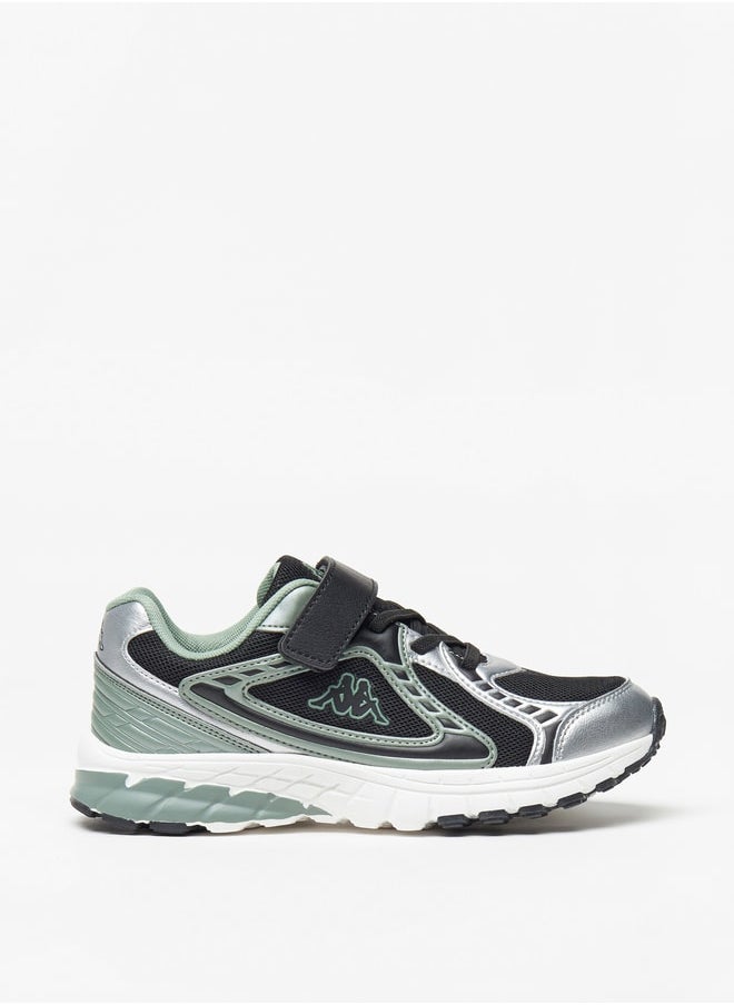 Kappa - Boys' Textured Sports Shoes with Hook and Loop Closure - Image 1