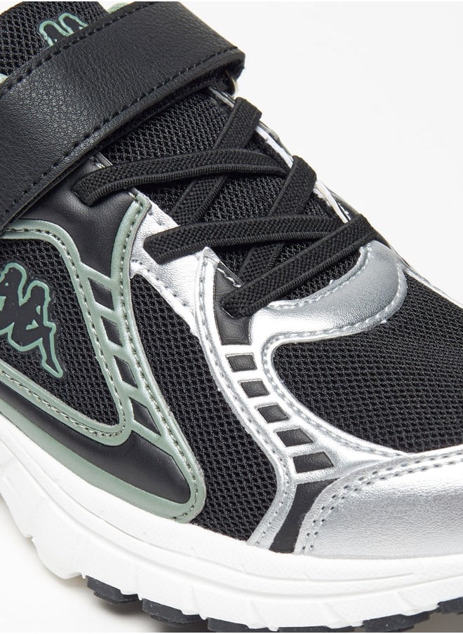 Kappa - Boys' Textured Sports Shoes with Hook and Loop Closure - Image 1