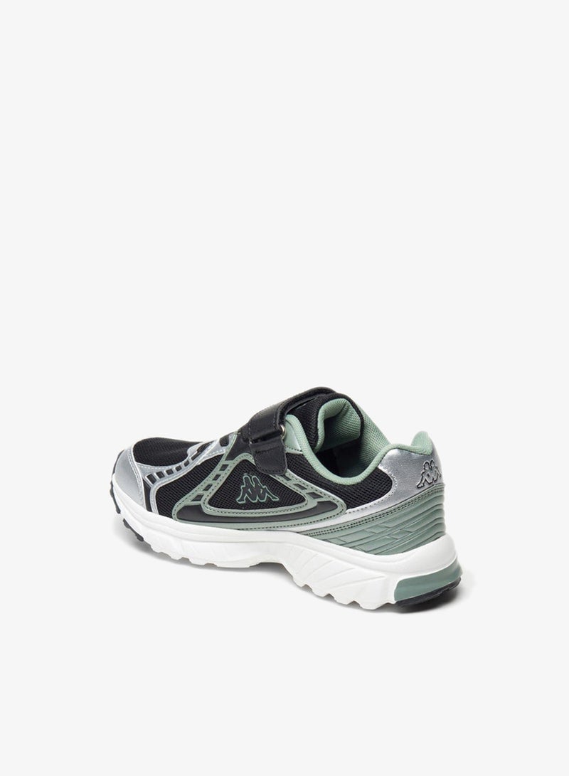 Kappa Boys' Textured Sports Shoes with Hook and Loop Closure - Image 2