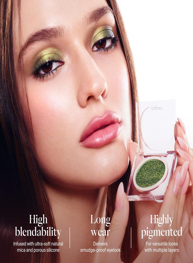 Joocyee Single Eyeshadow, High Adherence Yellow Matte Eyeshadow Smooth Blendable Long Lasting Eye Makeup for All Skin Tones Daily Wear Festive Parties - M102 - Image 4