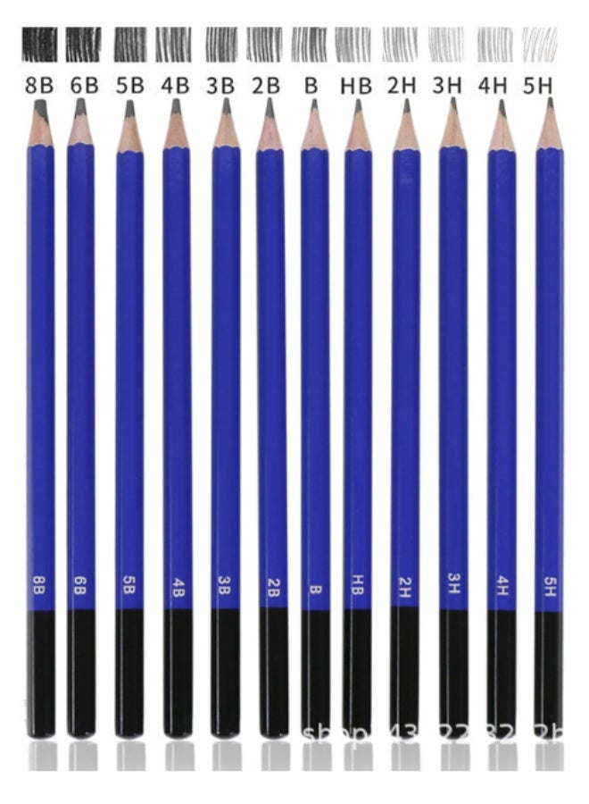 33 Pieces Drawing Pencils Set, Sketching Pencils Set & Drawing Kit, Includes Sketch Pad, Graphite Pencils, Charcoal Sticks and Eraser, Supplies for Artists/Beginner/Adults - Image 4