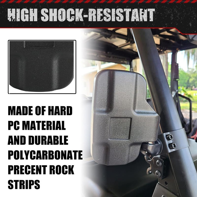 SUNPIE UTV Side View Mirrors for Polaris Ranger and Can-Am Models - Image 3
