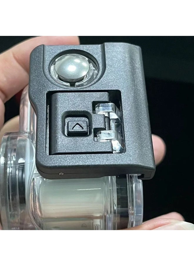 ماركة غير محددة - Go3s غطاء مقاوم للماء لـ Insta360 60 متر غطاء غوص تحت الماء للرماية غطاء حماية مقاوم للغبار ومضاد للسقوط اللون: شفاف - Image 1