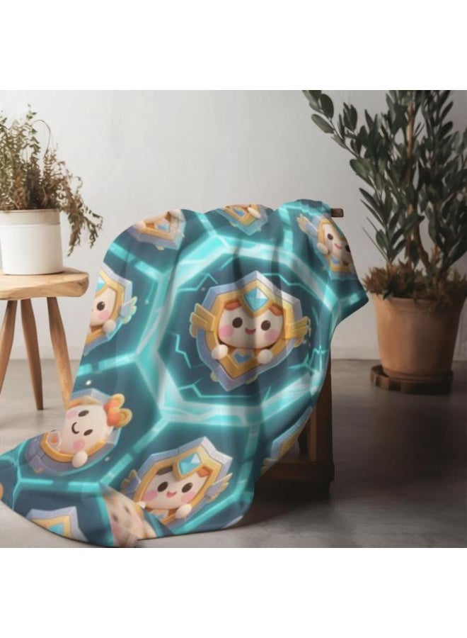 عام بطانية رقيقة من الفانيلا الكرتونية للأطفال والرضع (دافئة ومريحة، ومناسبة للنوم والألعاب) 70 سم * 100 سم - Image 4