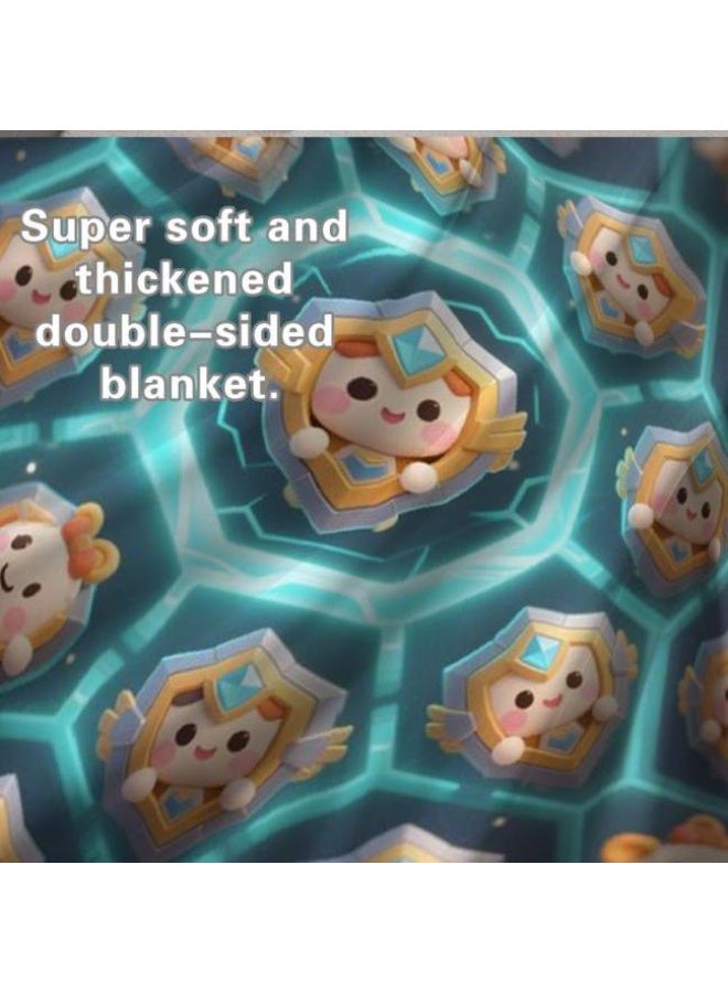 عام بطانية رقيقة من الفانيلا الكرتونية للأطفال والرضع (دافئة ومريحة، ومناسبة للنوم والألعاب) 70 سم * 100 سم - Image 3